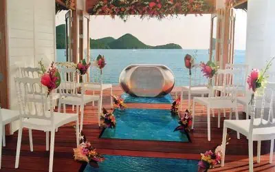 Over the water wedding chapels