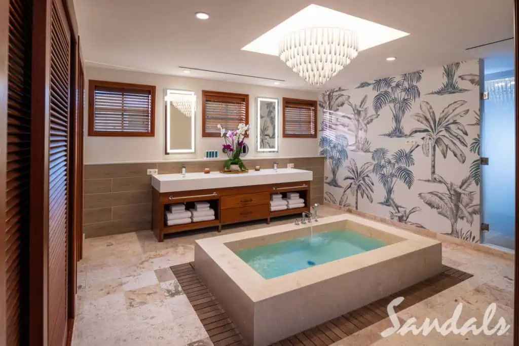 Curacao room options Sandals Resorts