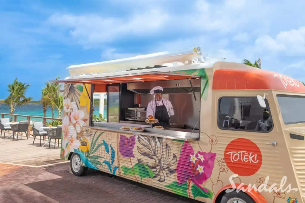 Sandals Resort Food Trucks